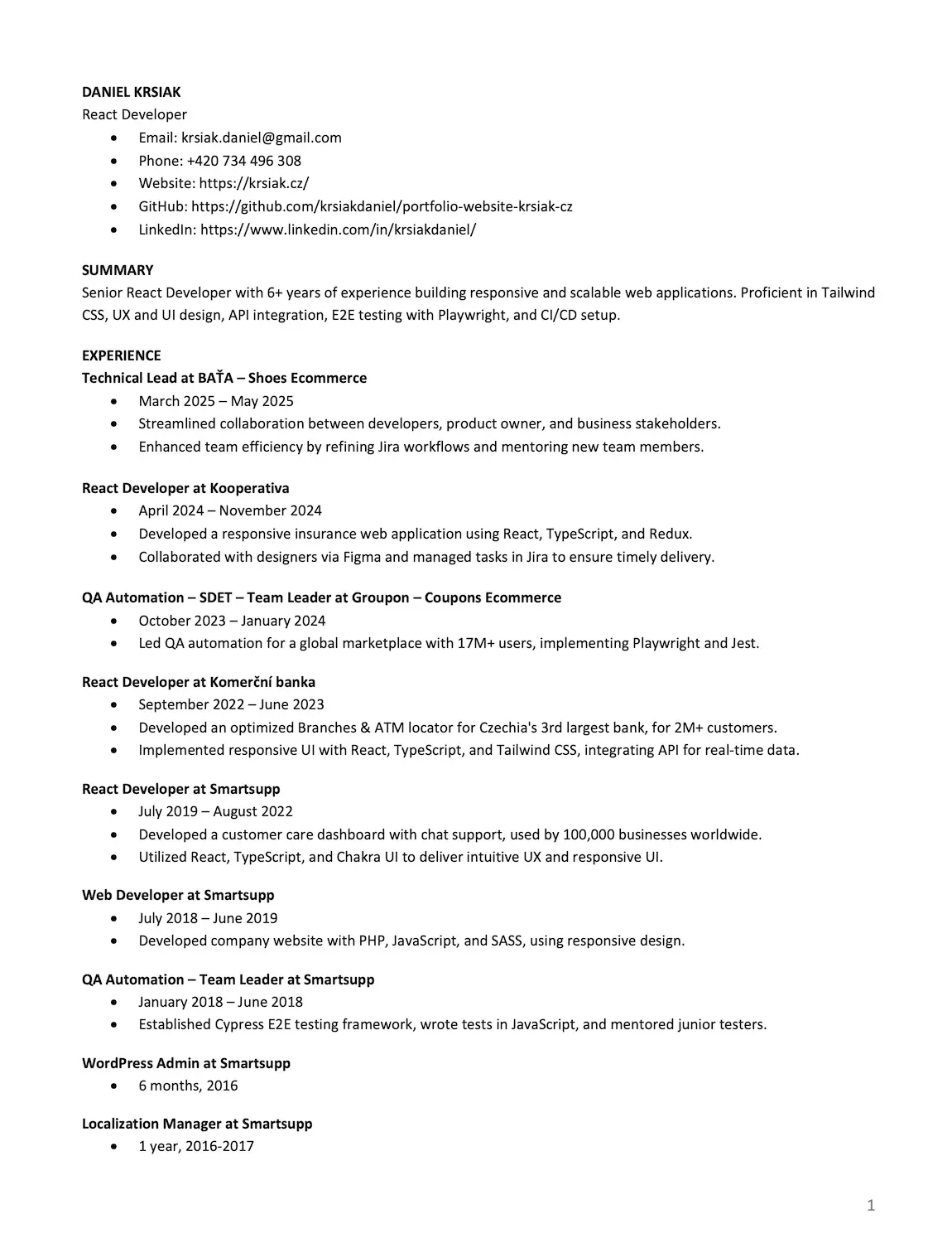 Resume DOCX Preview