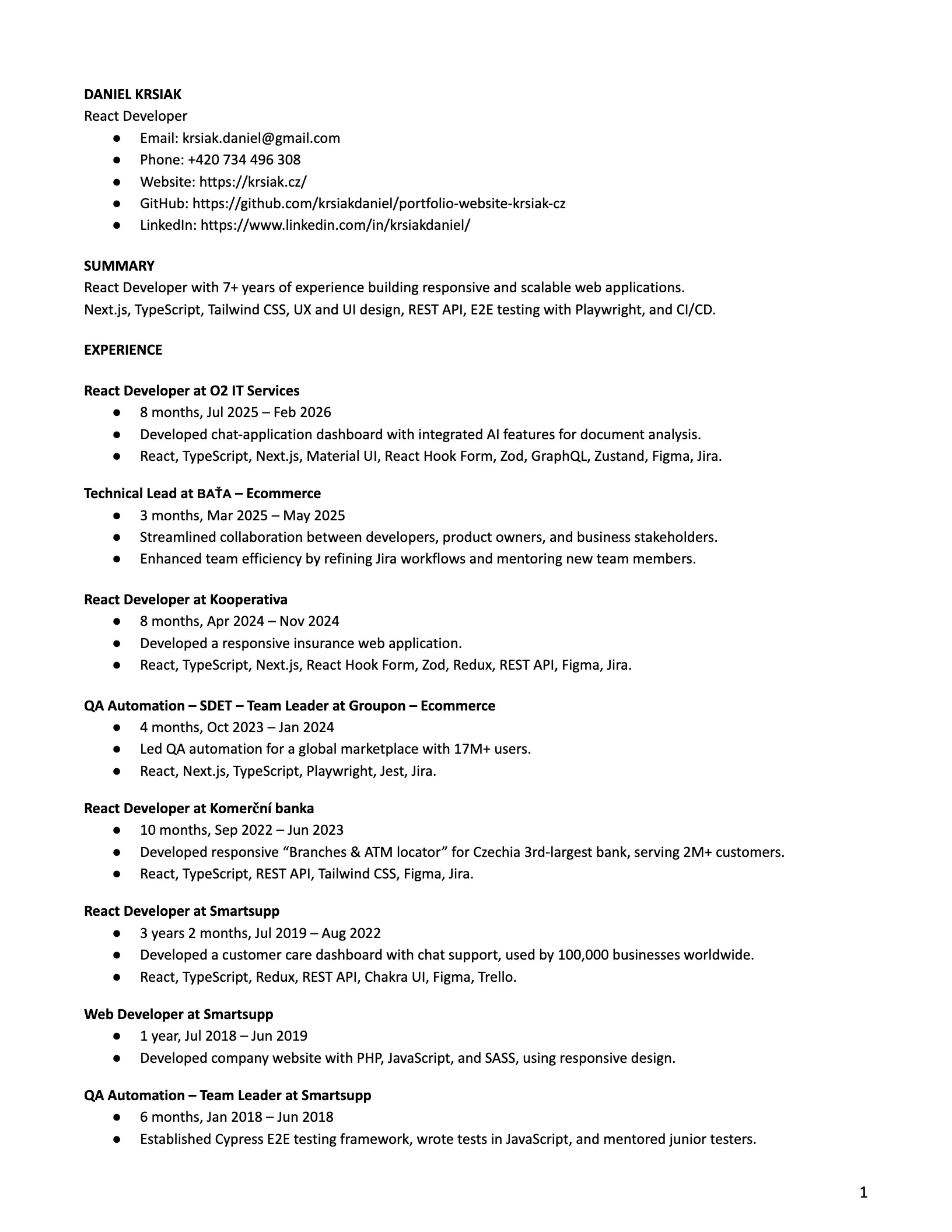 Resume DOCX Preview