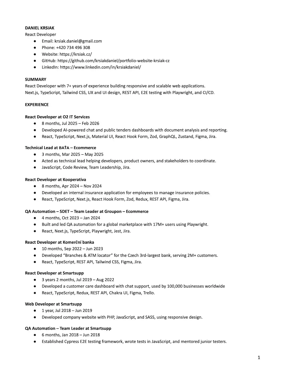 Resume DOCX Preview