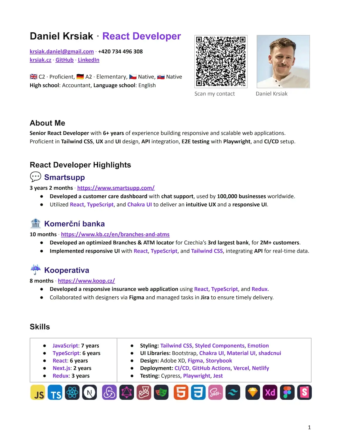 Resume PDF Preview